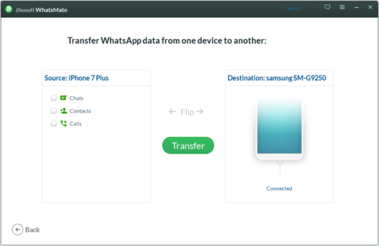 transfer whatsapp data between devices