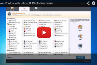 Video Guide about how to Recovery Photos