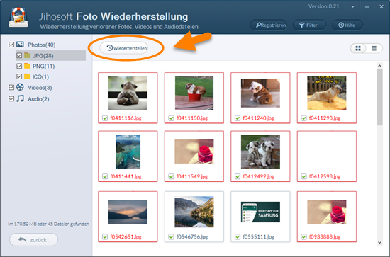 Jihosoft Foto-Wiederherstellung