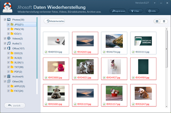 Jihosoft Daten Wiederherstellung