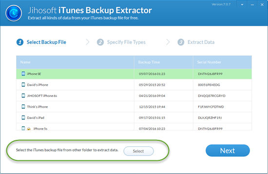 iPad Backup Extractor