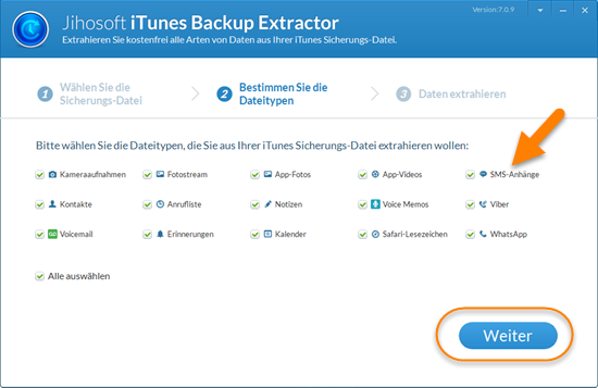 Die beste Software, um Nachrichten aus iPhone Backup zu extrahieren