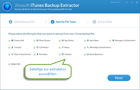 iPad Backup Extractor