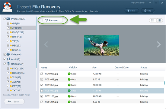 recover deleted files from recycle bin after empty