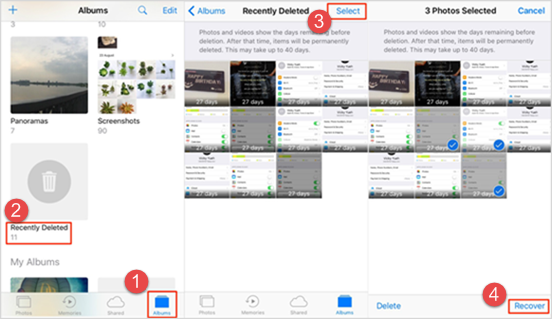 Recover Lost iPhone Photos from Recycle Bin with iReparo for iPhone