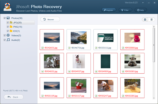 recover deleted photos videos audios