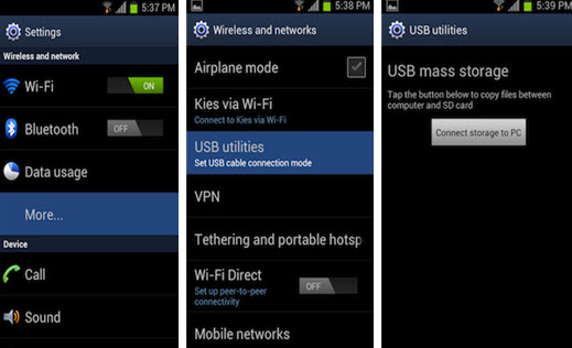 Para Samsung de Android 4.0 a 4.1.2