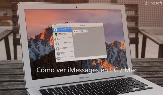 Cómo ver iMessages en PC/Mac