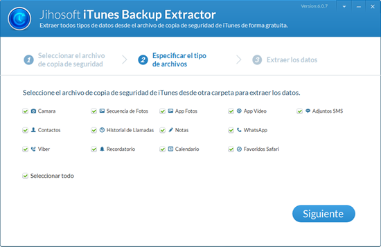 Jihosoft iPhone Backup Extractor Gratuito