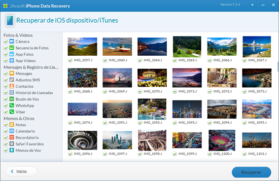 Jihosoft Recuperación del Datos iPhone