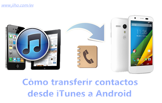 Cómo transferir contactos desde iTunes a Android sin iPhone