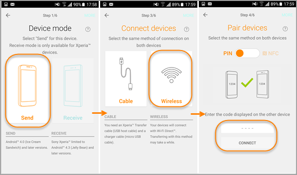 Cómo Pasar Contactos de HTC a Sony Xperia