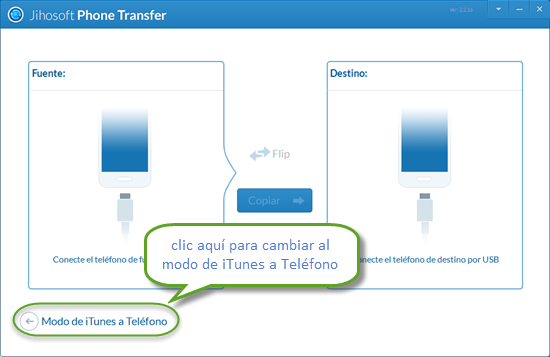 Instrucción para sincronizar biblioteca iTunes a dispositivos Android