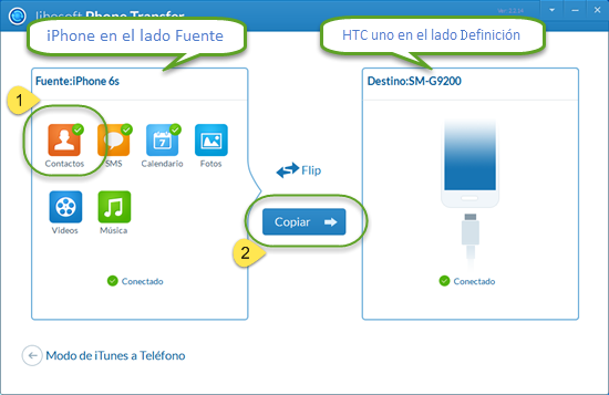 Jihosoft Transferencia de Datos Teléfono