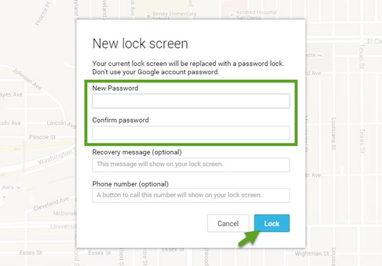 Utiliser ADM pour déverrouiller le mot de passe, motif, PIN de l'écran de verrouillage Android