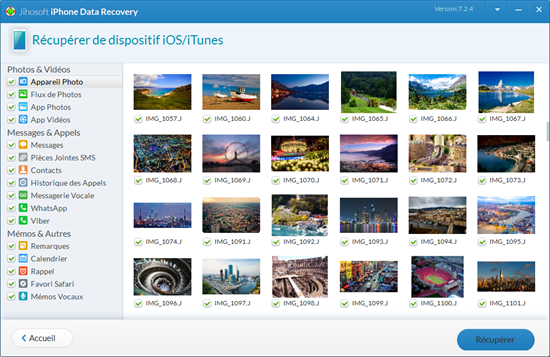 Jihosoft Récupération de Données iPhone