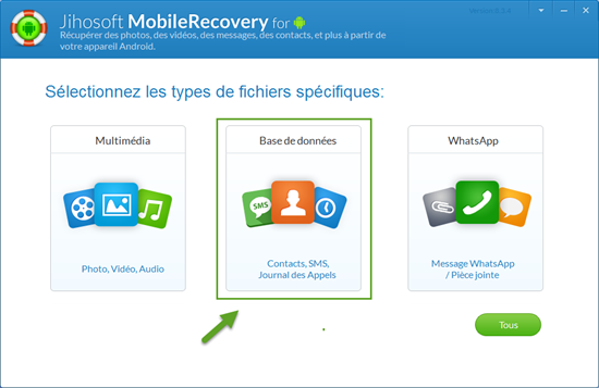 Jihosoft Récupération de Données Android