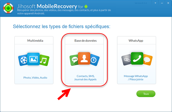 Jihosoft Récupération de Données Android