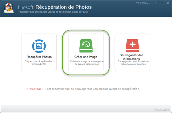 Jihosoft Récupération de Photos