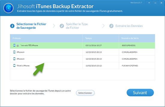 iPhone Backup Extractor Gratuit