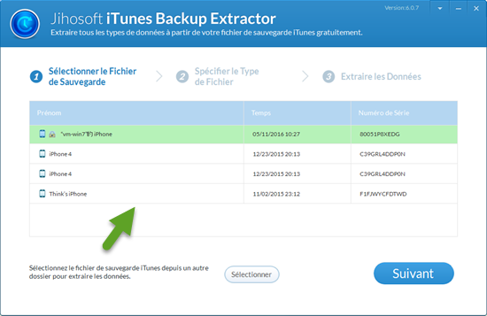 iPhone Backup Extractor Gratuit