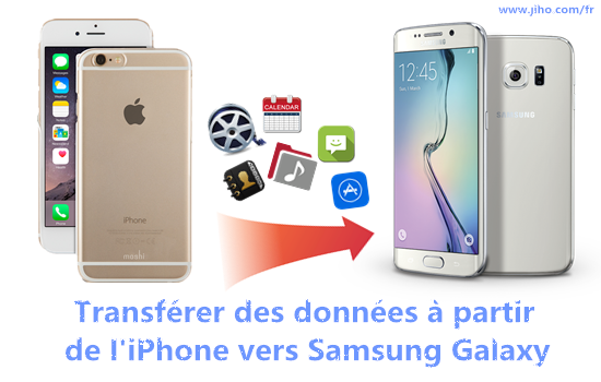 Transférer des données à partir de l'iPhone vers Samsung Galaxy