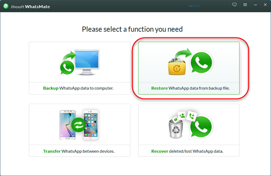 Comment Restaurer Sauvegarde WhatsApp vers Android / iPhone