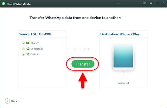 Comment transférer des fichiers WhatsApp entre Android et iOS Device