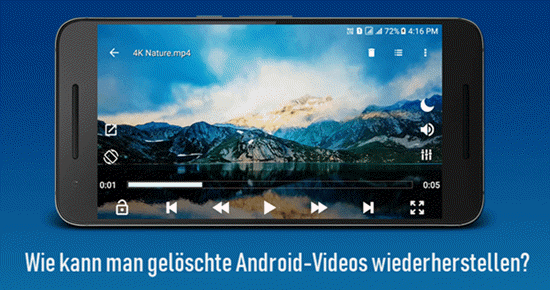 Wie kann man gelöschte Android-Videos wiederherstellen?