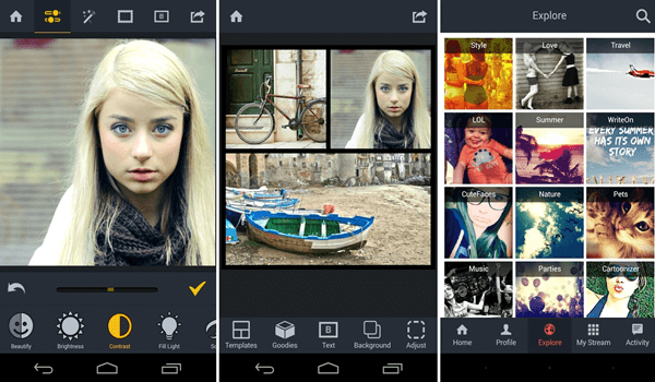 Beste fotobearbeitungs-app für Android