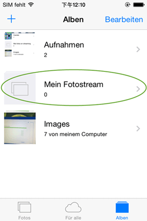 Wiederherstellen gelöschter Fotos aus der iCloud