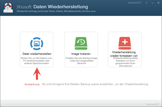 Wie kann man gelöschte/formatierte Dateien wiederherstellen?