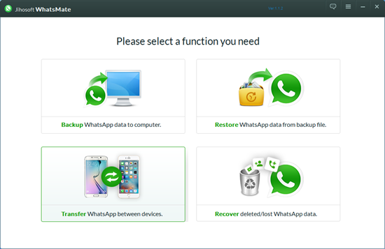 Move WhatsApp from Android to iPhone with WhatsMate