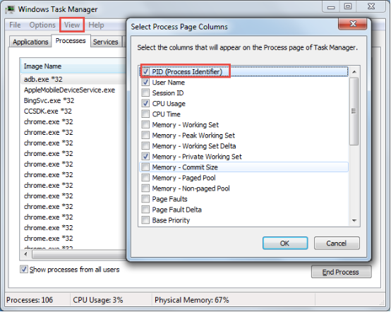 Comment trouver quel processus utilise le port USB Android