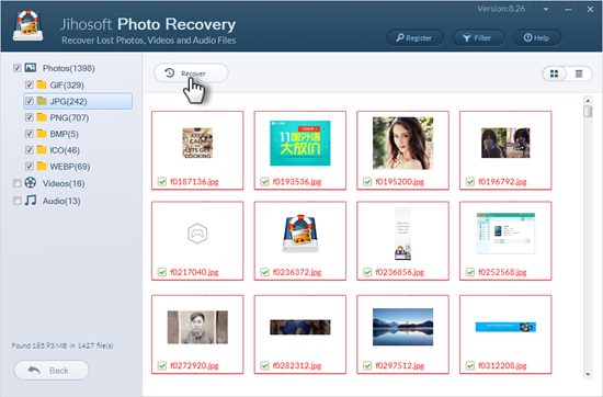 Restore Deleted Photos with Photo Recovery Software