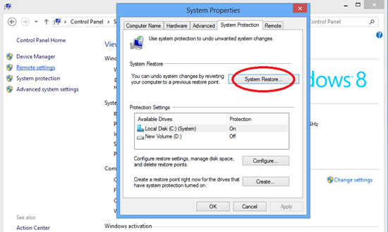 Wiederherstellen von Dateien nach der Systemwiederherstellung Windows