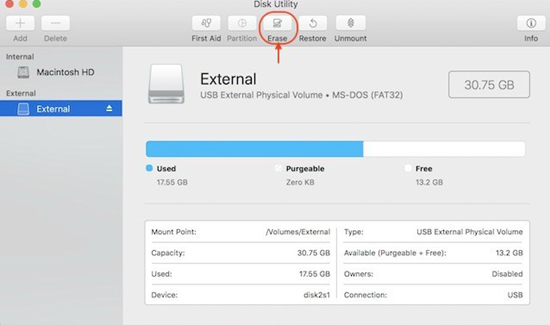 Using Disk Utility to to Put a Password on a Flash Drive on Mac