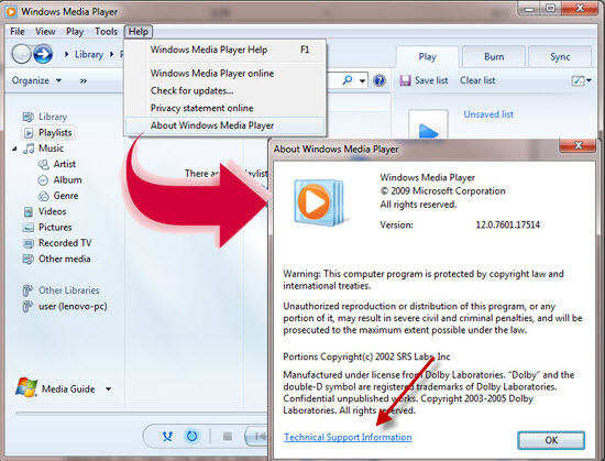 Découvrez le codec AVI installé pour Windows Media Player