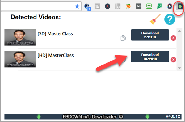 Facebook Video Downloader for Chrome