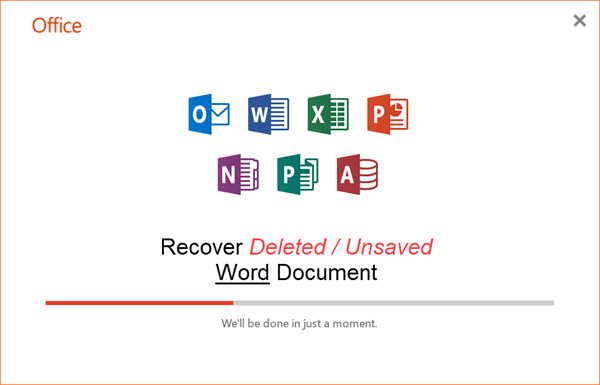 MS Word Document Recovery