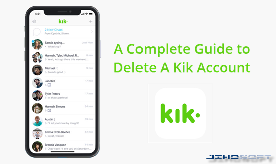 Guide 2018 de Comment supprimer définitivement le compte Kik