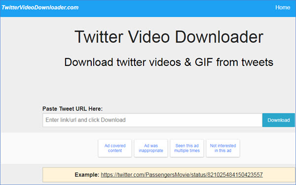 Proceso muy simple para descargar videos cortos de Twitter.