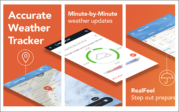 AccuWeather is one of 5 Best Weather Apps for Android with Accurate Weather Forecast.