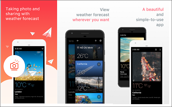 Today Weather is one of 5 Best Weather Apps for Android with Accurate Weather Forecast.