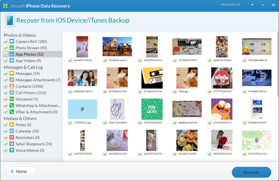 Übertragen Sie Fotos mit Jihosoft iPhone Datenwiederherstellung