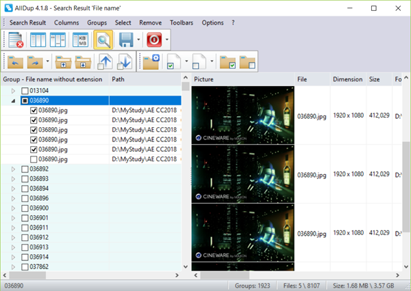 alldup find all files that are not duplicate alldup find all files that are not duplicate