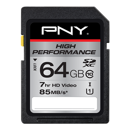 PNY Turbo Performance 64GB High Speed Memory Card is one of the Best 5 SD Cards for GoPro Hero Sport Camera.