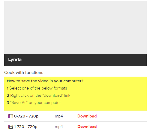 ¿Cómo descargar tutoriales de Lynda usando el sitio en línea?