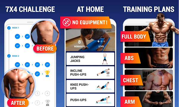 Home Workout - No Equipment is one of the best Android Fitness and Workout Apps for Bodybuilding.