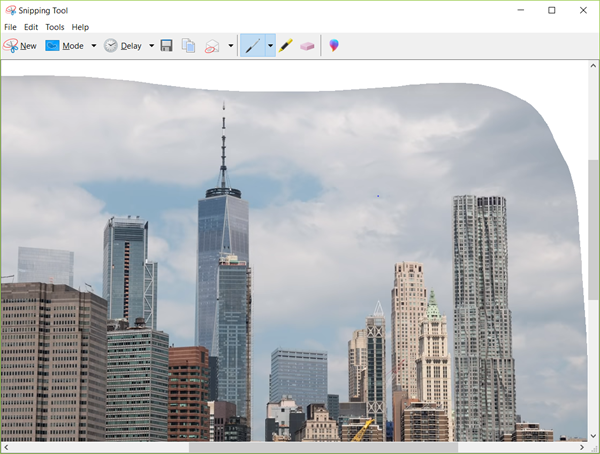 Take Picture from Video with Windows 10 Snipping Tool